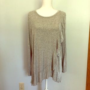 Aerie super soft & cute ruffle tunic top, size XL